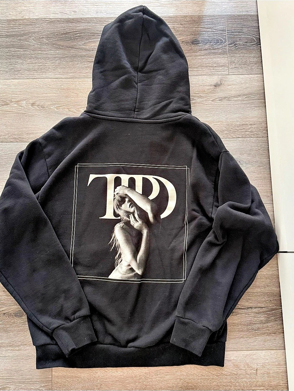 Taylor Swift The Tortured Poets Department Hoodie in Black